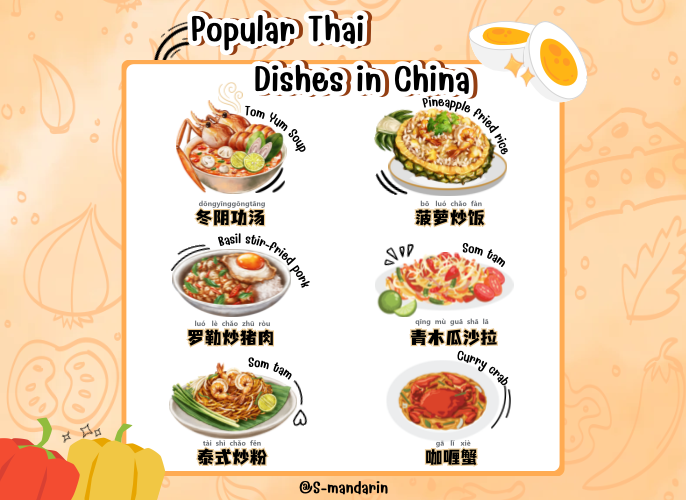 【Tips】Popular Thai Dishes inChina - 1